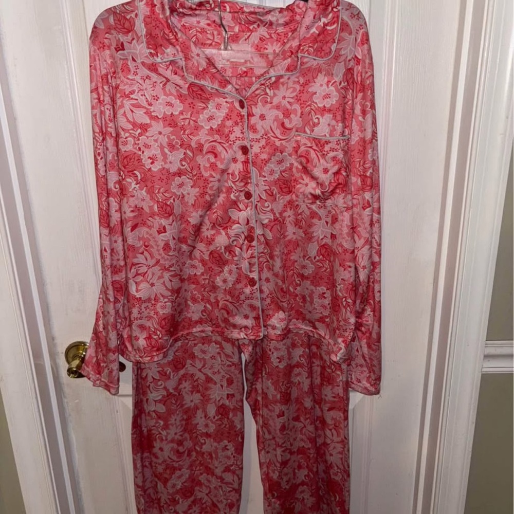 Floral Pink Pajamas
